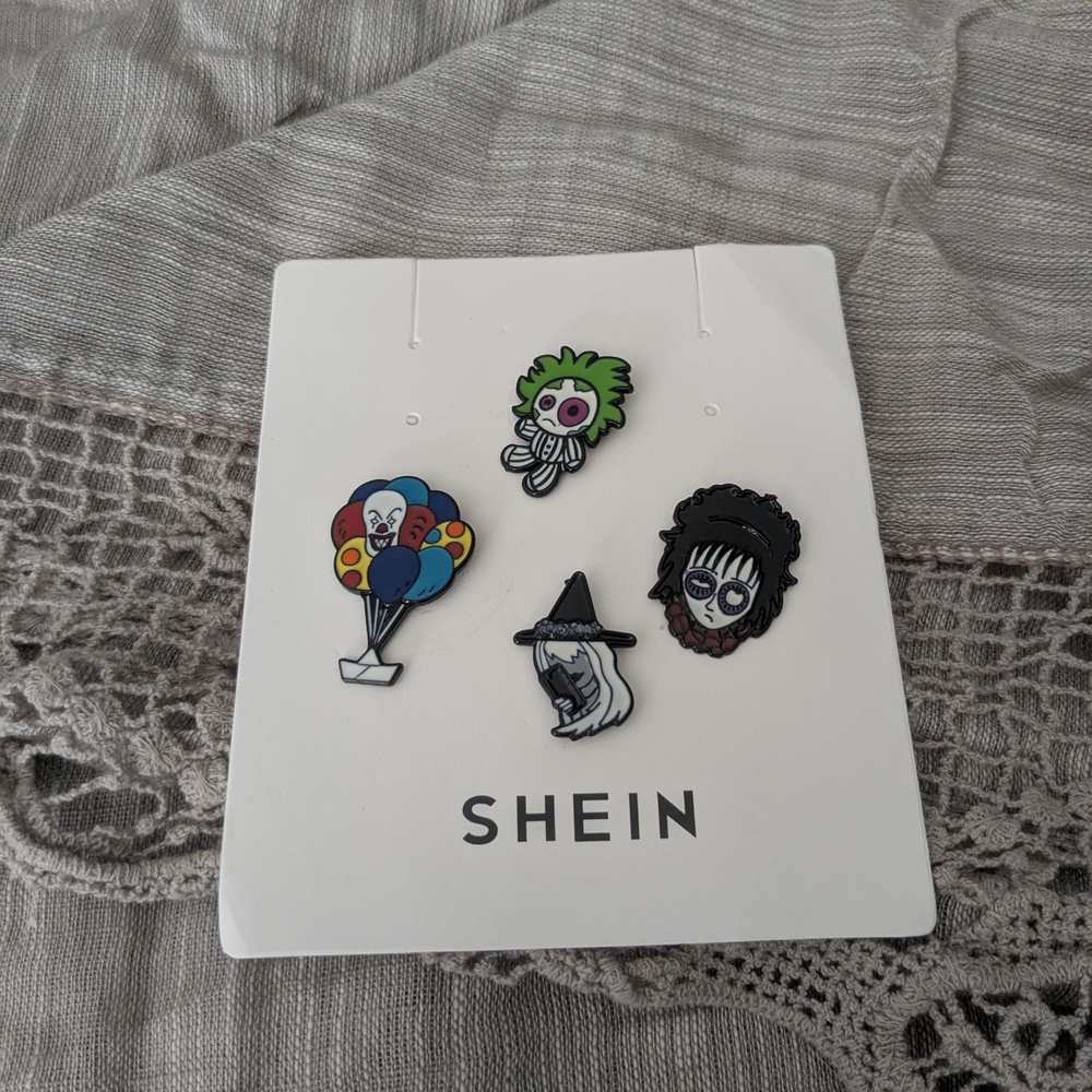 Shein Assorted Enamel Pins Set - Picture 3 of 5